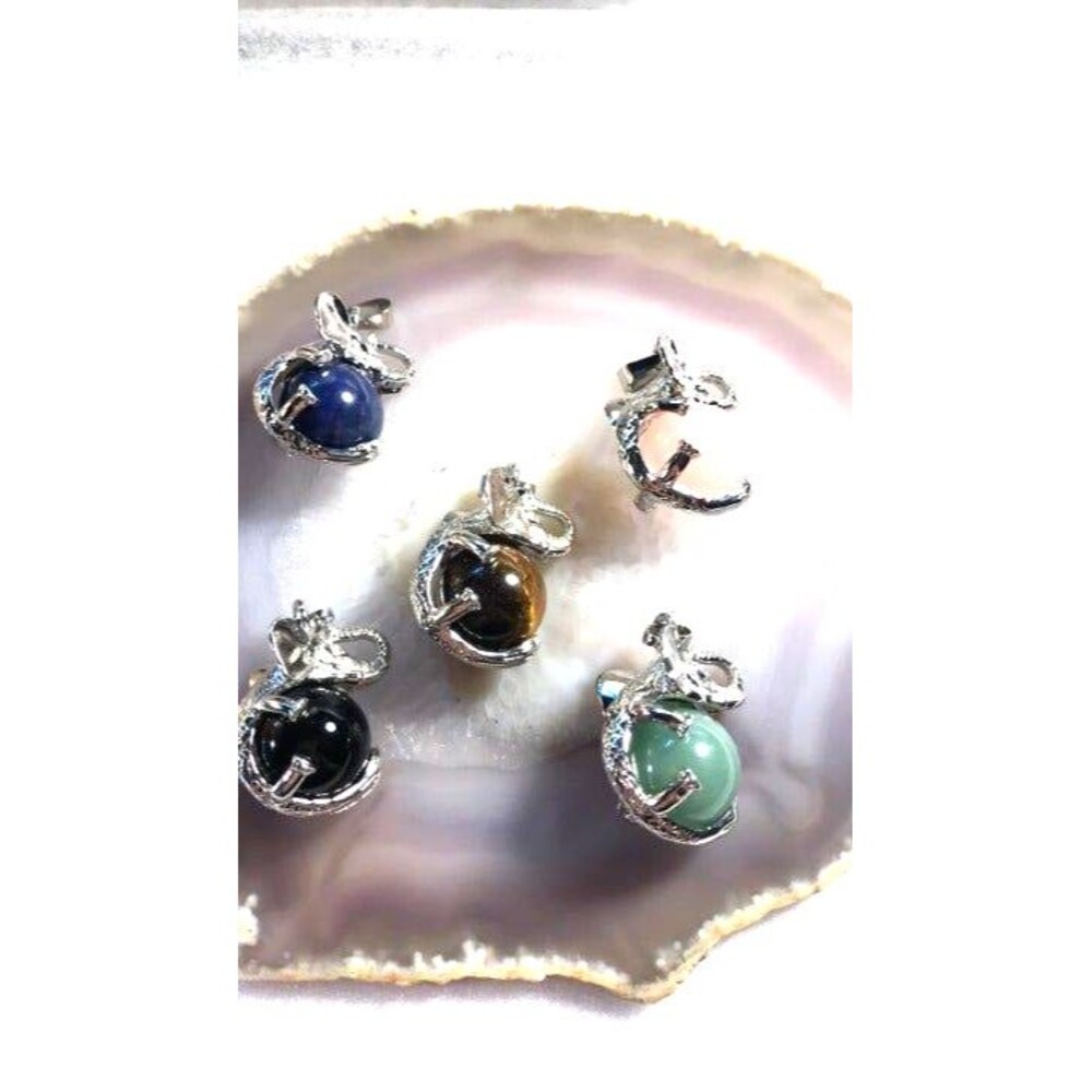 Cute Elephant holding Sphere Pendant